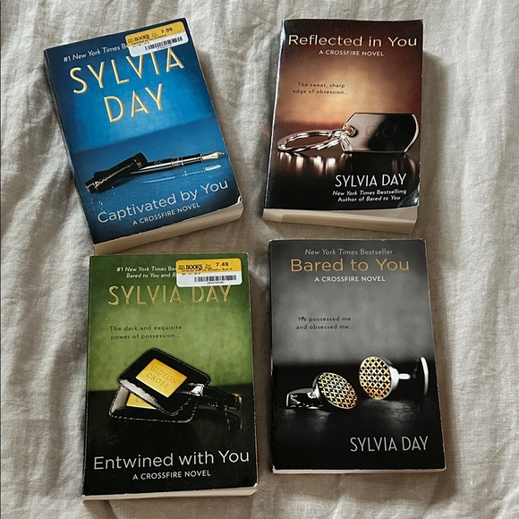 sylvia day Other - Crossfire Series Set - Blue, Green, Black, Brown Covers